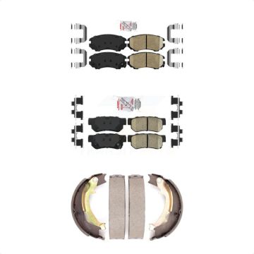 Front Rear Ceramic Disc Brake Pads Kit For Hyundai Tucson Kia Sportage KNN-100660