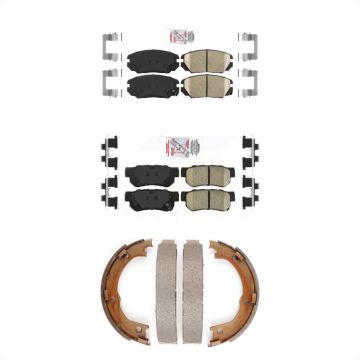 Front Rear Ceramic Disc Brake Pads Kit For 2006-2009 Hyundai Azera KNN-100663