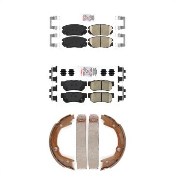 Front Rear Ceramic Disc Brake Pads Kit For Hyundai Sonata KNN-100665
