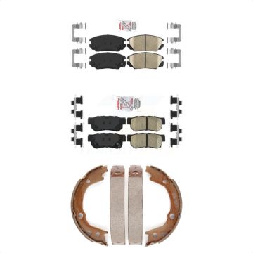 Front Rear Ceramic Disc Brake Pads Kit For Hyundai Sonata KNN-100667