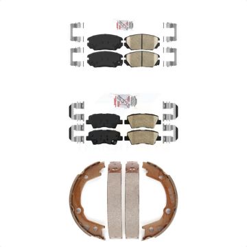Front Rear Ceramic Disc Brake Pads Kit For Hyundai Sonata KNN-100669