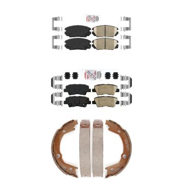 Front Rear Ceramic Disc Brake Pads Kit For Hyundai Sonata KNN-100671