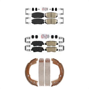 Front Rear Ceramic Disc Brake Pads Kit For Hyundai Sonata KNN-100672