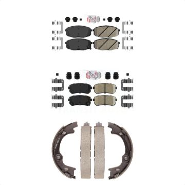 Front Rear Ceramic Disc Brake Pads Kit For Hyundai Elantra KNN-100674