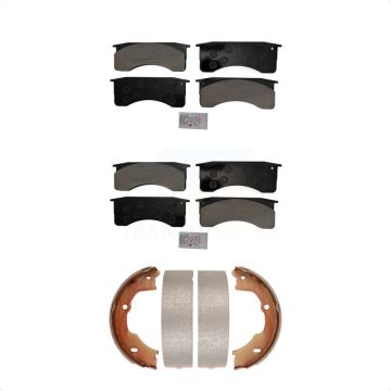 Front Rear Semi-Metallic Disc Brake Pads Kit For GMC Chevrolet C5500 Kodiak Topkick KNN-100683