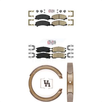 Front Rear Ceramic Disc Brake Pads Kit For Chevrolet Impala Monte Carlo KNN-100803