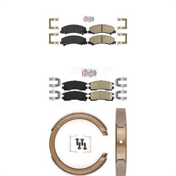 Front Rear Ceramic Disc Brake Pads Kit For Chevrolet Impala Monte Carlo KNN-100804