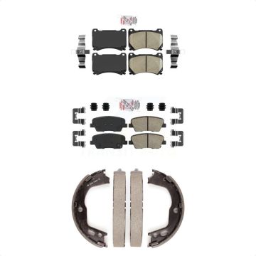 Front Rear Ceramic Disc Brake Pads Kit For Hyundai Genesis Equus KNN-100844