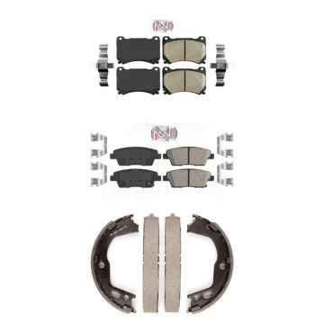 Front Rear Ceramic Disc Brake Pads Kit For Hyundai Genesis KNN-100847