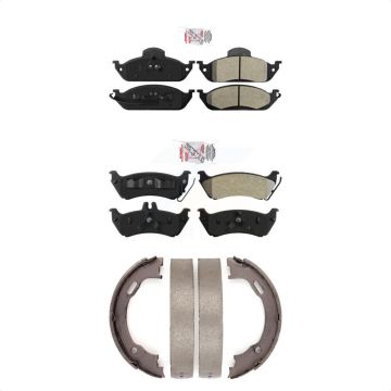 Front Rear Semi-Metallic Disc Brake Pads Kit For Mercedes-Benz ML320 ML350 ML430 KNN-100854