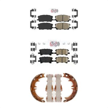 Front Rear Ceramic Disc Brake Pads Kit For Lexus RX350 RX330 Toyota Highlander RX400h KNN-100887