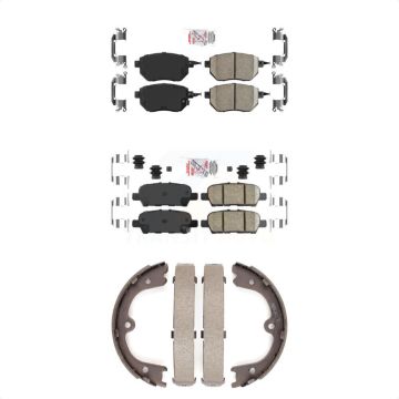 Front Rear Ceramic Disc Brake Pads Kit For Nissan Murano KNN-100900