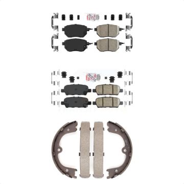 Front Rear Ceramic Disc Brake Pads Kit For Nissan Murano KNN-100901