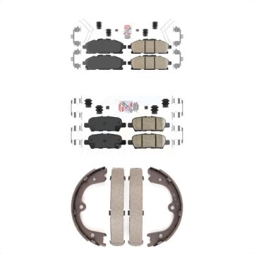 Front Rear Ceramic Disc Brake Pads Kit For Nissan Quest KNN-100904