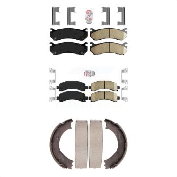 Front Rear Ceramic Disc Brake Pads Kit For Chevrolet Express 2500 GMC Savana KNN-100915