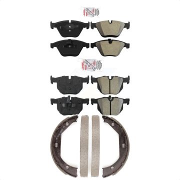 Front Rear Semi-Metallic Disc Brake Pads Kit For BMW 335i xDrive X1 335xi 335is 335d KNN-100925