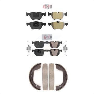 Front Rear Semi-Metallic Disc Brake Pads Kit For BMW 525i KNN-100934
