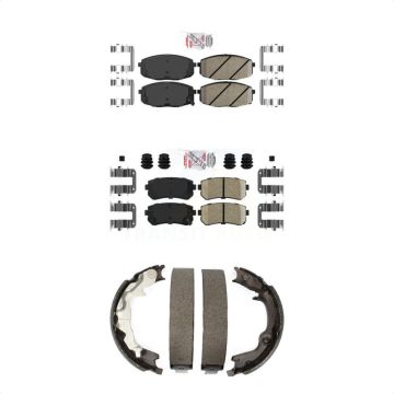 Front Rear Ceramic Disc Brake Pads Kit For 2010-2013 Kia Forte Koup KNN-100949