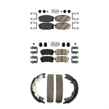 Front Rear Ceramic Disc Brake Pads Kit For 2010-2013 Kia Forte Koup KNN-100950