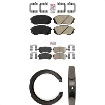 Front Rear Ceramic Disc Brake Pads Kit For Hyundai Tucson Kia Sportage Cadenza KNN-100954