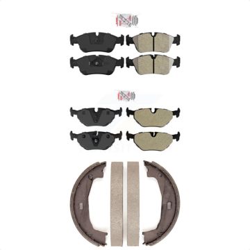 Front Rear Semi-Metallic Disc Brake Pads Kit For BMW Z4 325i 325Ci 320i 323Ci 323i 328Ci KNN-100966