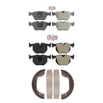 Front Rear Semi-Metallic Disc Brake Pads Kit For BMW X3 Z4 M3 KNN-100968