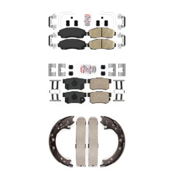 Front Rear Ceramic Disc Brake Pads Kit For Acura RDX KNN-100982