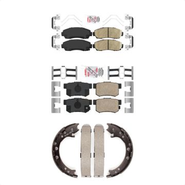 Front Rear Ceramic Disc Brake Pads Kit For Acura RDX KNN-100985