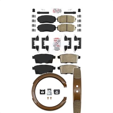 Front Rear Ceramic Disc Brake Pads Kit For Ford Edge Mazda CX-7 CX-9 Lincoln MKX KNN-100999