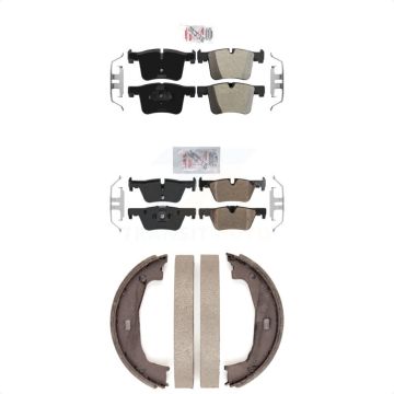 Front Rear Semi-Metallic Disc Brake Pads Kit For BMW 320i xDrive 328i 328d KNN-101027