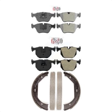 Front Rear Semi-Metallic Disc Brake Pads Kit For BMW 330Ci 330i 330xi KNN-101060