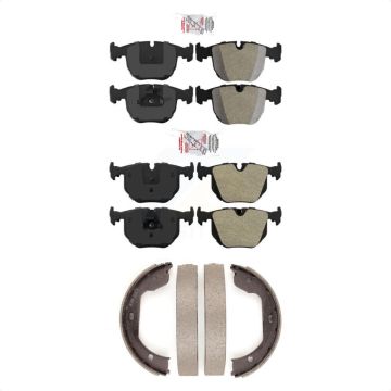 Front Rear Semi-Metallic Disc Brake Pads Kit For BMW X5 M5 KNN-101061