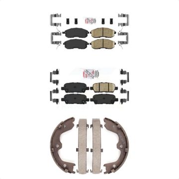 Front Rear Ceramic Disc Brake Pads Kit For Nissan Altima KNN-101063