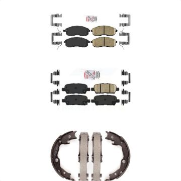 Front Rear Ceramic Disc Brake Pads Kit For Nissan Juke KNN-101066