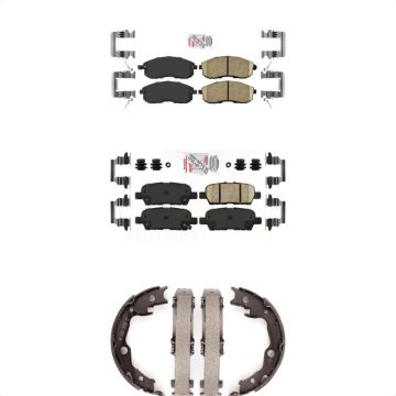 Front Rear Ceramic Disc Brake Pads Kit For Nissan Juke KNN-101068