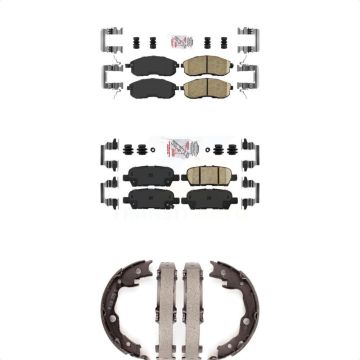 Front Rear Ceramic Disc Brake Pads Kit For Nissan Juke KNN-101069