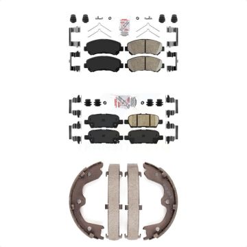 Front Rear Ceramic Disc Brake Pads Kit For Nissan Maxima KNN-101072