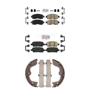 Front Rear Ceramic Disc Brake Pads Kit For Nissan Altima KNN-101074
