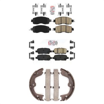 Front Rear Ceramic Disc Brake Pads Kit For Nissan Altima KNN-101075