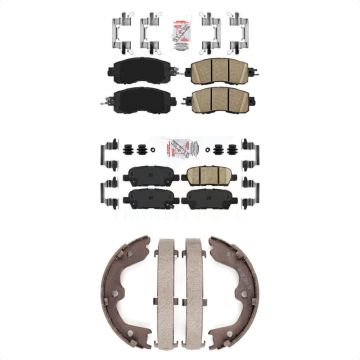 Front Rear Ceramic Disc Brake Pads Kit For Nissan Altima KNN-101077