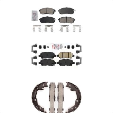 Front Rear Ceramic Disc Brake Pads Kit For 2013-2019 Nissan Sentra KNN-101081