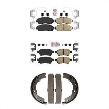 Front Rear Ceramic Disc Brake Pads Kit For 2005-2010 Honda Odyssey KNN-101092