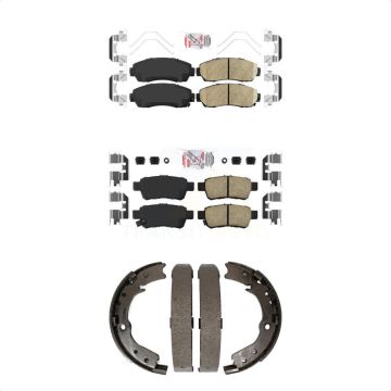 Front Rear Ceramic Disc Brake Pads Kit For 2005-2010 Honda Odyssey KNN-101093