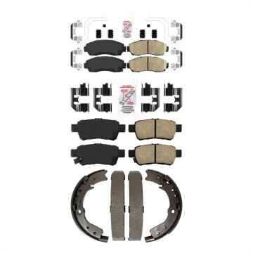 Front Rear Ceramic Disc Brake Pads Kit For 2005-2010 Honda Odyssey KNN-101094
