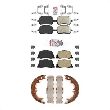 Front Rear Ceramic Disc Brake Pads Kit For Toyota Camry Lexus ES300 KNN-101101