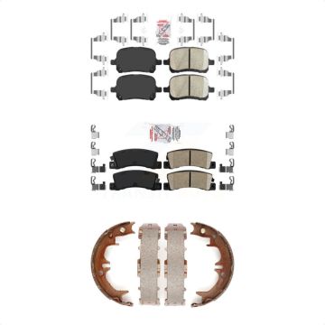 Front Rear Ceramic Disc Brake Pads Kit For Toyota Camry Lexus RX300 Solara ES300 KNN-101102