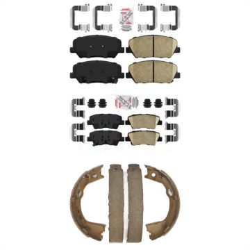 Front Rear Ceramic Disc Brake Pads Kit For 2013 Kia Optima With Electric Parking KNN-101118