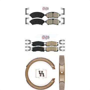 Front Rear Ceramic Disc Brake Pads Kit For Chevrolet Impala Buick Century Pontiac Grand KNN-101128