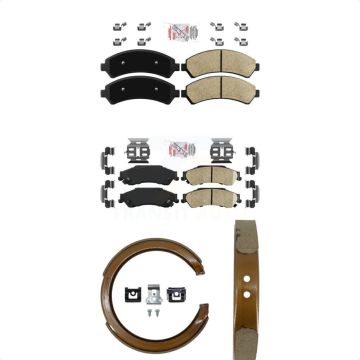 Front Rear Ceramic Disc Brake Pads Kit For Chevrolet GMC Blazer S10 Jimmy Sonoma Bravada KNN-101137