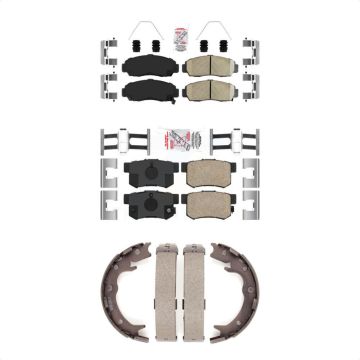 Front Rear Ceramic Disc Brake Pads Kit For Acura TL CL RL KNN-101141